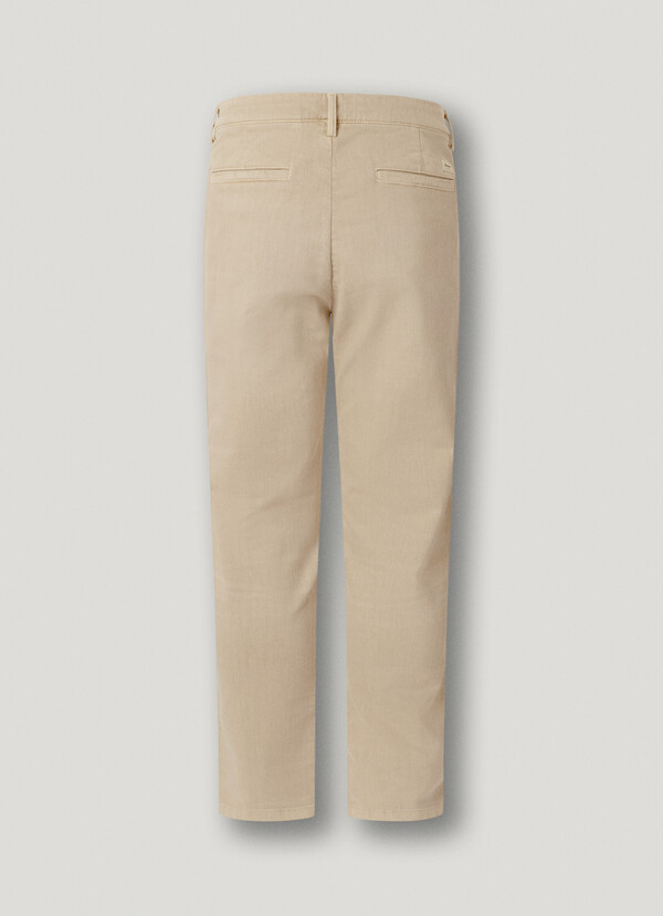 TAPERED FIT CHINO TROUSERS