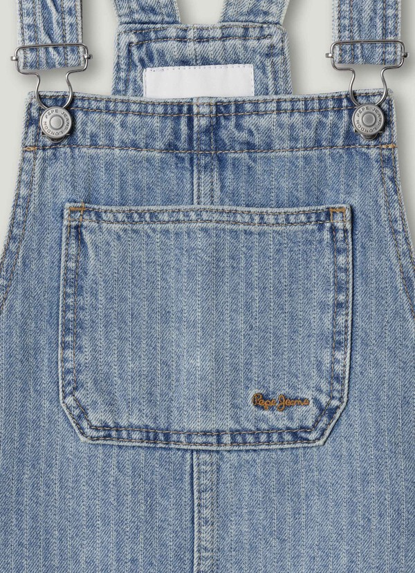 REGULAR FIT DENIM MINI DRESS