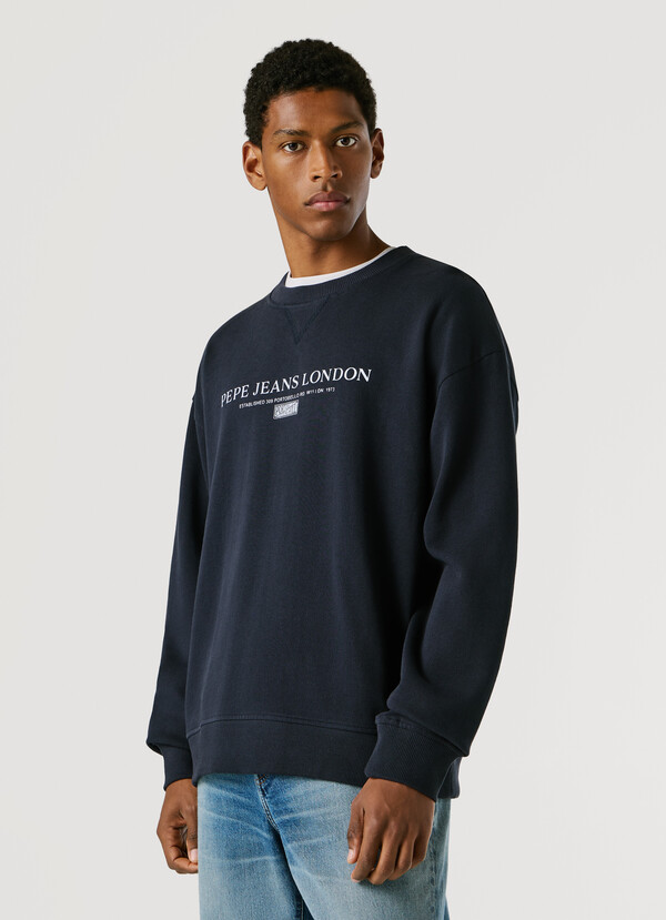 CREW NECK LOGO SWEATSHIRT