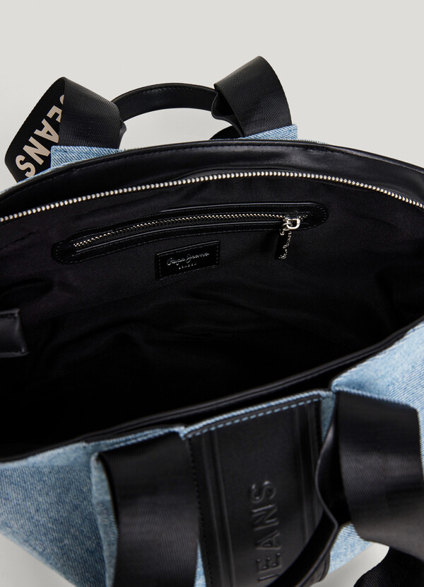 SHOPPER BAG WITH EMBOSSED LOGO