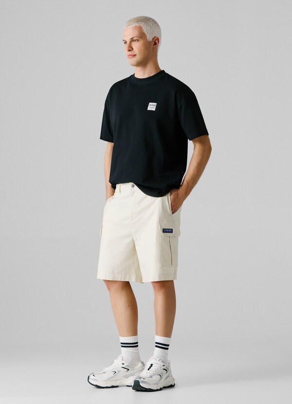 STRAIGHT FIT CARGO BERMUDA