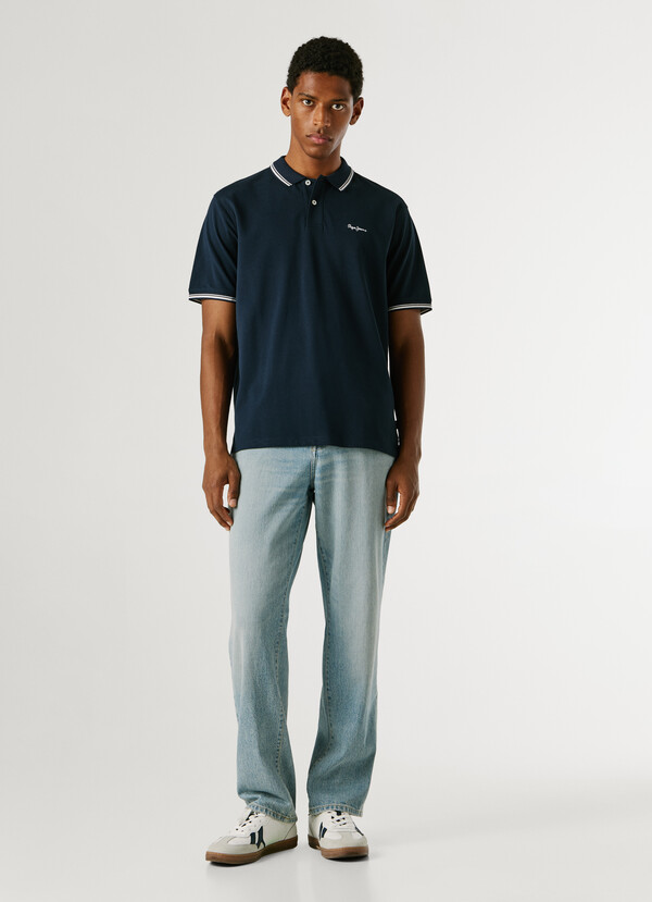 REGULAR FIT PIQU&Eacute; POLO