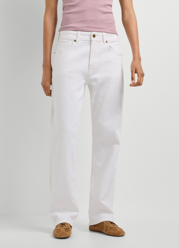 MID-RISE STRAIGHT FIT JEANS - ARROW