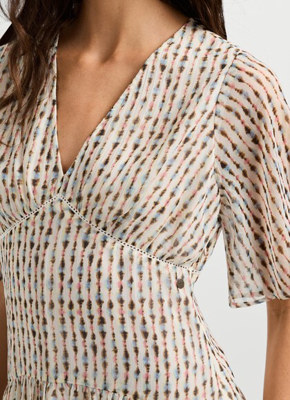 IKAT PRINT MINI DRESS