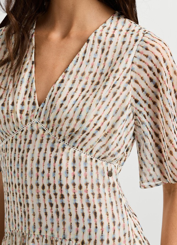 IKAT PRINT MINI DRESS