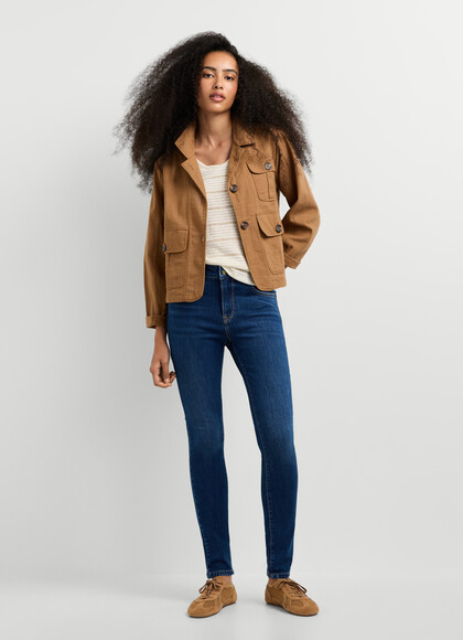 MID-RISE SKINNY FIT JEANS - REGENT
