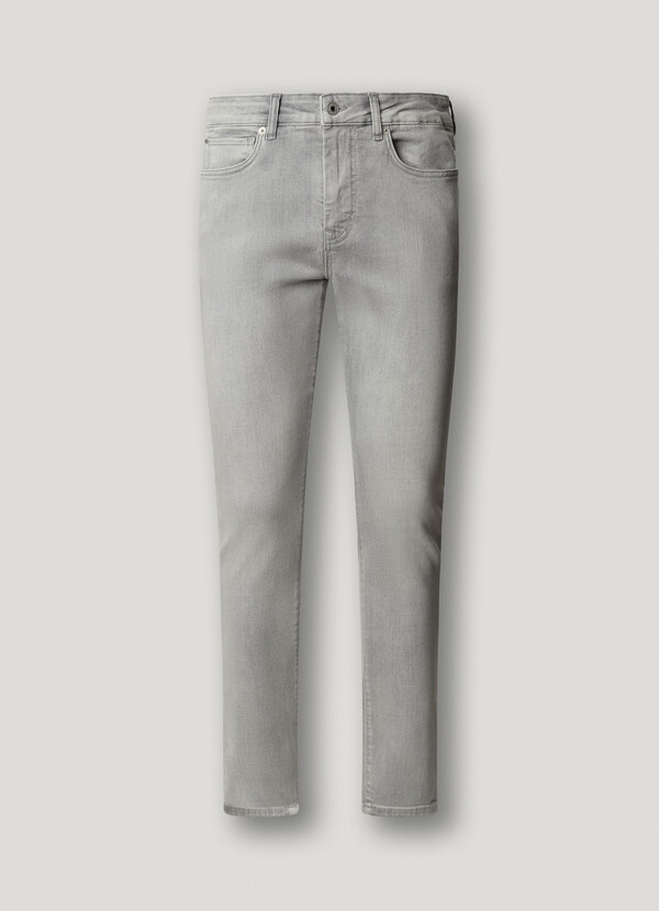 SKINNY FIT MID-RISE JEANS - FINSBURY