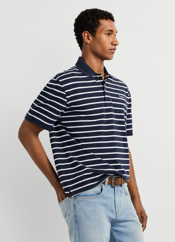 REGULAR FIT PIQU&Eacute; POLO
