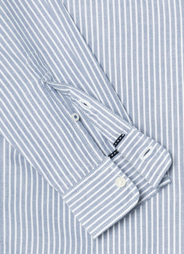 REGULAR FIT STRIPED OXFORD SHIRT