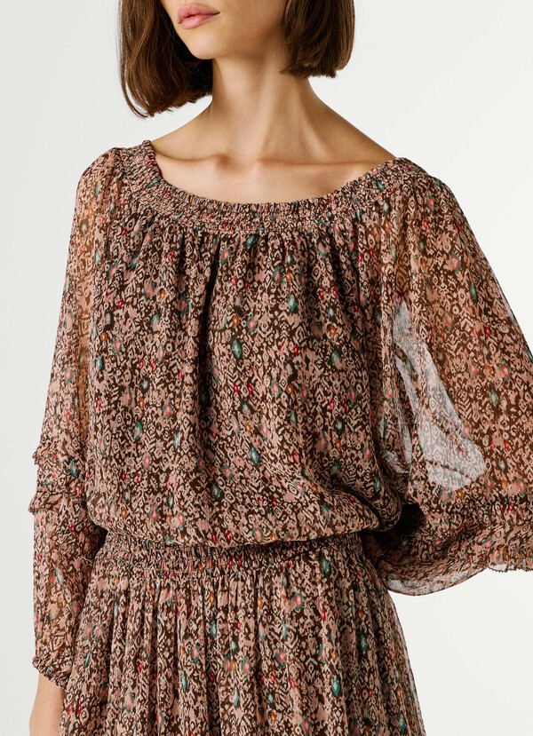 FANTASY PRINT MAXI DRESS