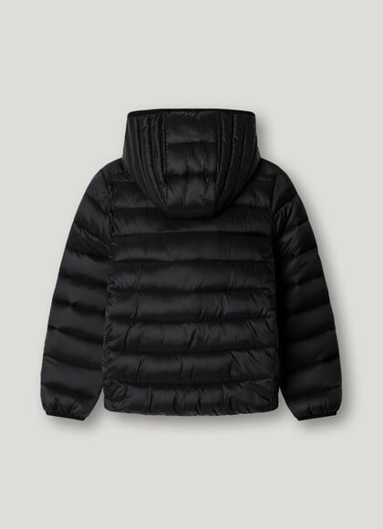 REGULAR FIT HOODED PUFFER JACKET