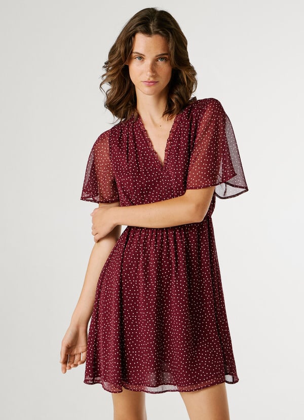 POLKA DOT MINI DRESS