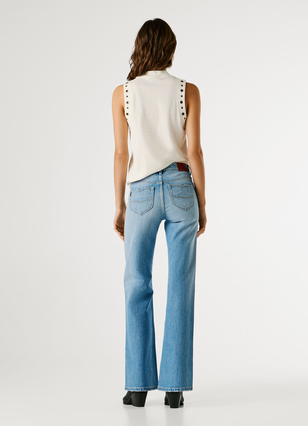 HIGH-RISE FLARE FIT JEANS - WILLA