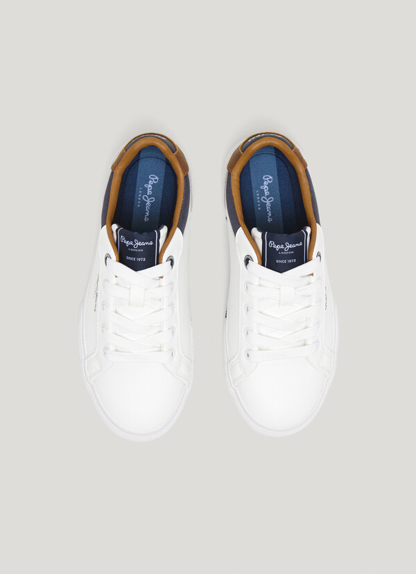 CLASSIC TRAINERS WITH SUEDE DETAILS - KENTON