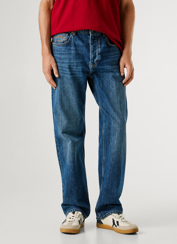 RELAXED FIT MID-RISE JEANS - BEXLEY