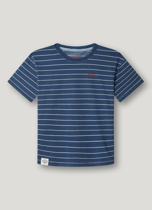 RELAXED FIT STRIPED T-SHIRT