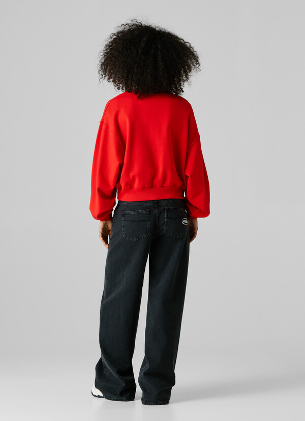 REGULAR FIT CREW NECK SWEATSHIRT