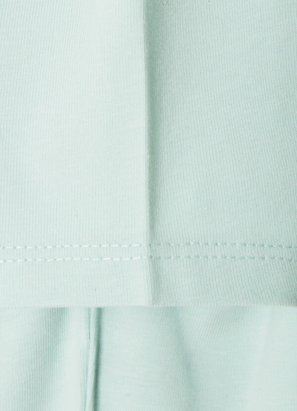 SLIM FIT GLITTER LOGO T-SHIRT