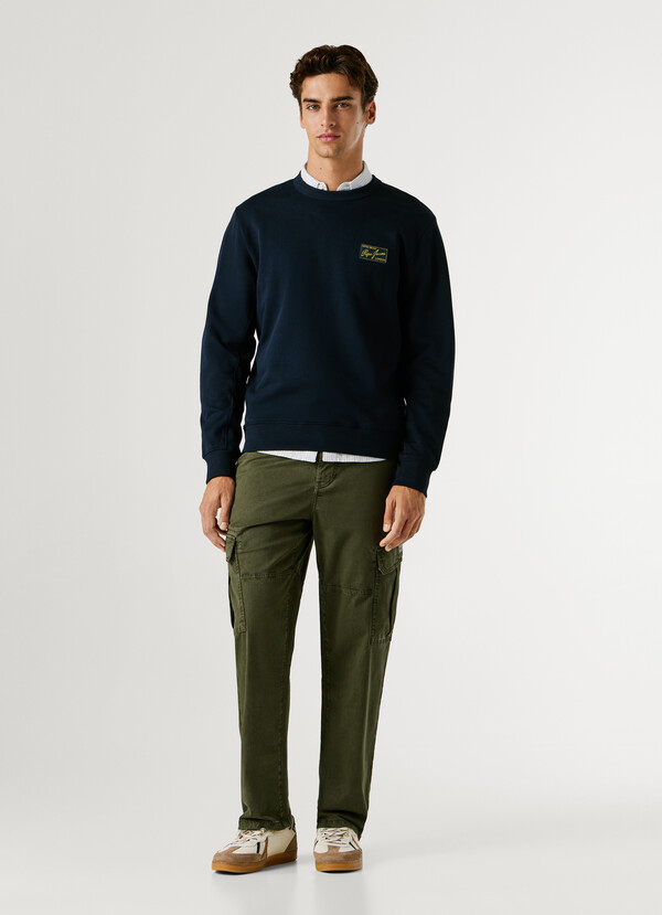 CREW NECK LOGO SWEATSHIRT