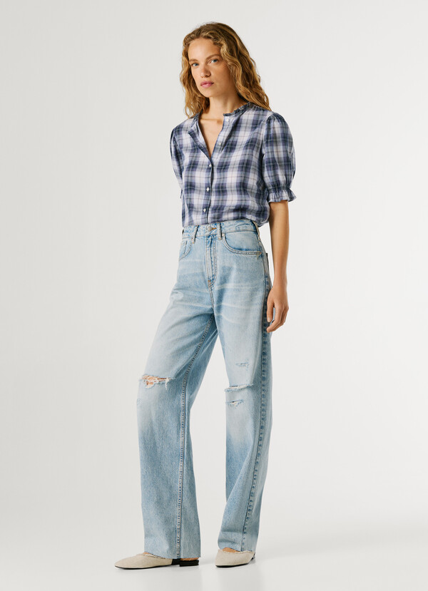 HIGH-RISE STRAIGHT FIT JEANS - EDEN