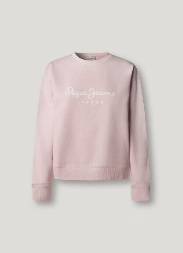 CREW NECK LOGO SWEATSHIRT