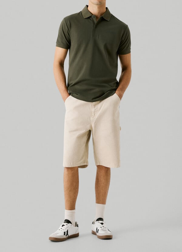 BACK PRINT PIQU&Eacute; POLO