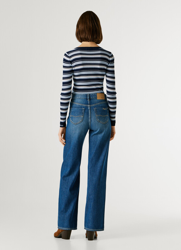 HIGH-RISE STRAIGHT FIT JEANS - LEXA