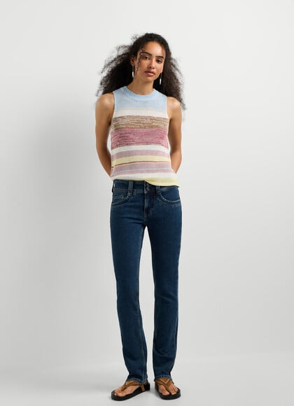 MID-RISE SLIM FIT JEANS - GEN