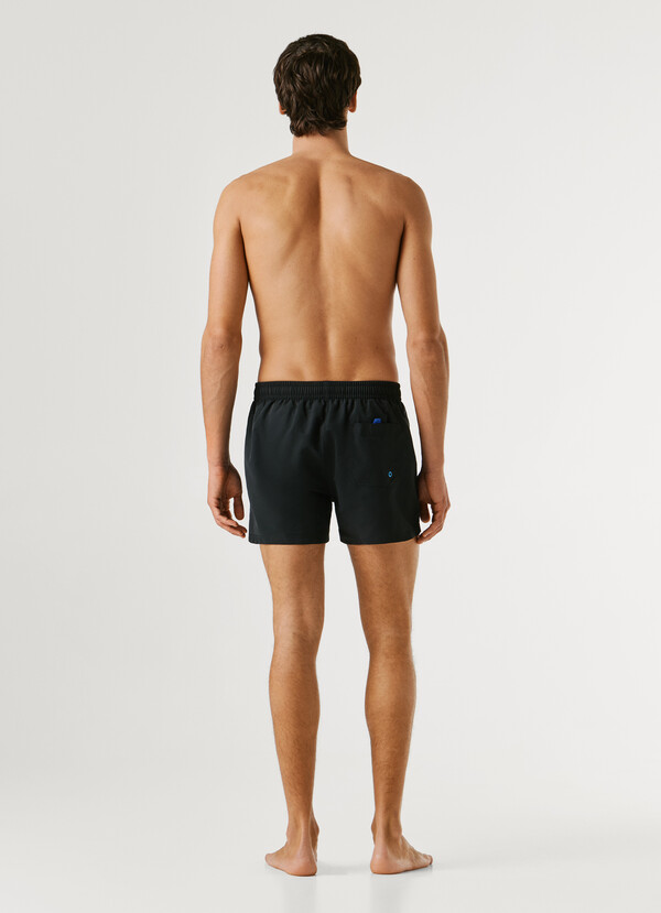 SWIM SHORTS WITH CIRCULAR LOGO