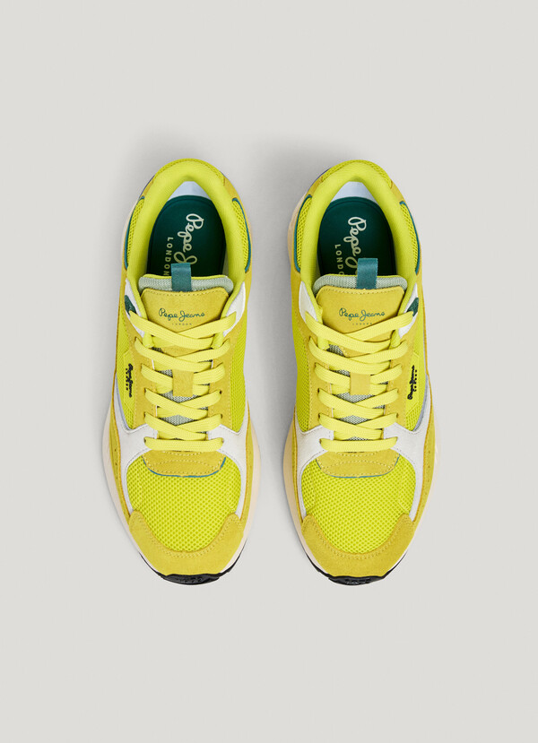 MARLON - TRAINERS WITH SUEDE DETAILS 