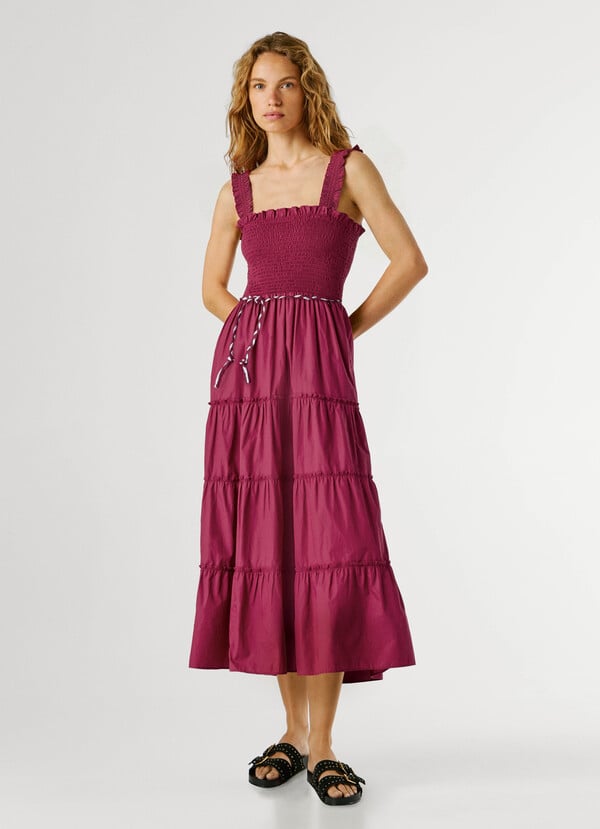 POPLIN MAXI DRESS
