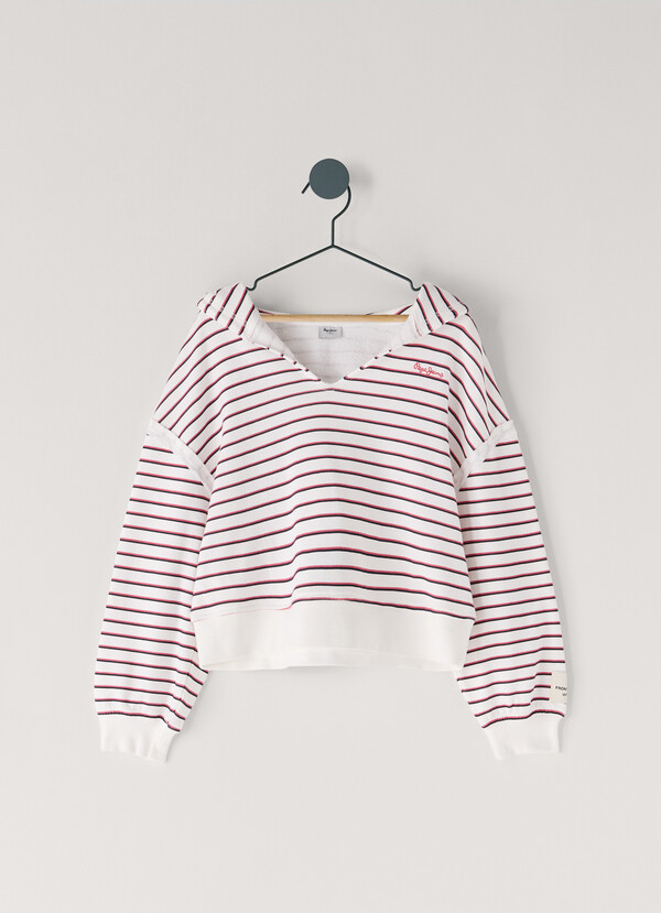 STRIPED HOODIE