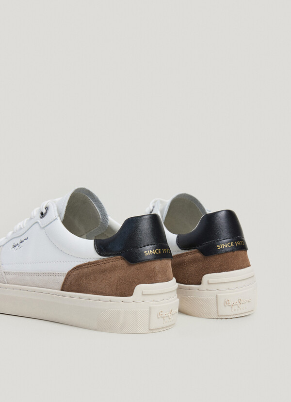RETRO SUEDE DETAIL TRAINERS