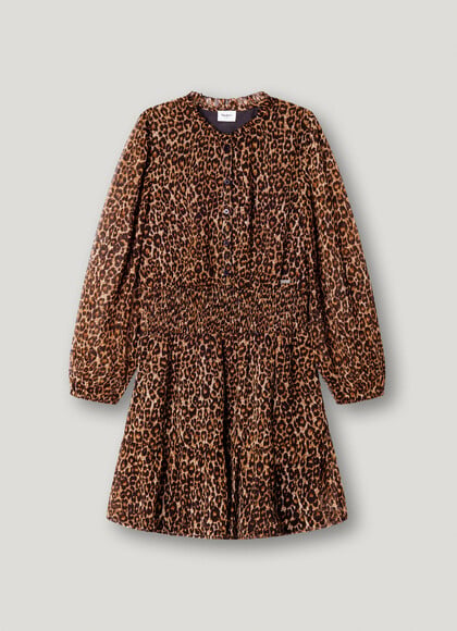 ANIMAL PRINT MINI DRESS