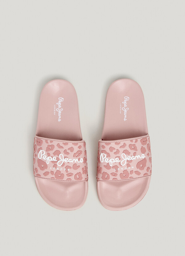 CIABATTE SLIDER ANIMALIER