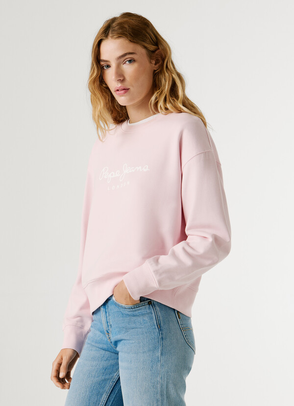 CREW NECK LOGO SWEATSHIRT