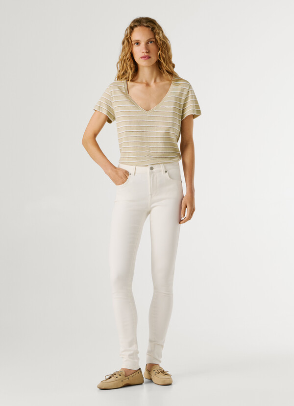 MID-RISE SKINNY FIT JEANS - REGENT