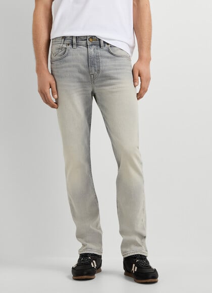 SLIM FIT MID-RISE JEANS - PIPE