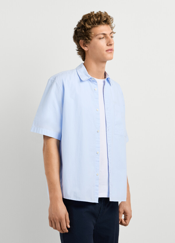 CASUAL FIT POPLIN SHIRT