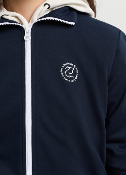 RELAXED FIT HIGH NECK SWEATSHIRT