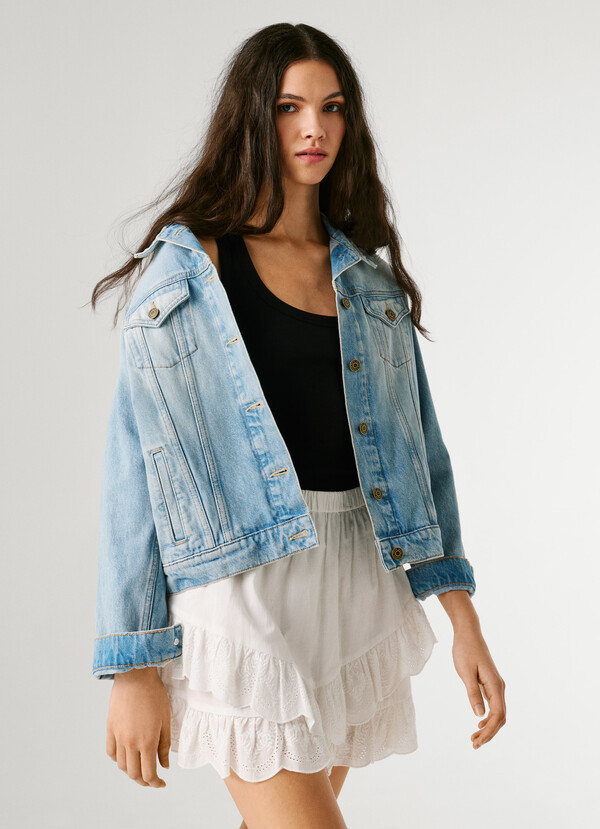 SKORT WITH RUFFLES