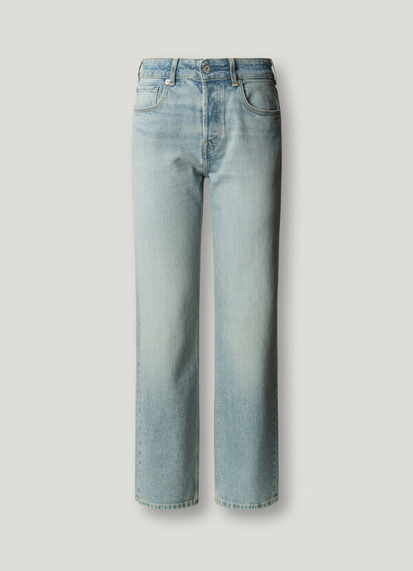 MID-RISE STRAIGHT FIT JEANS - ARROW