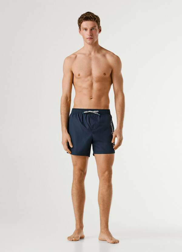 PRINTED LOGO SWIM SHORTS