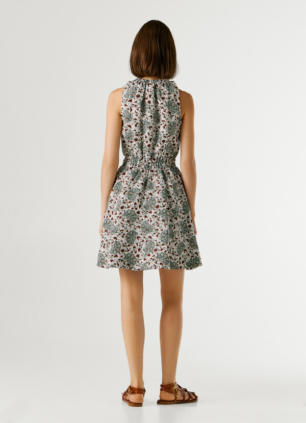 FLORAL PRINT MINI DRESS