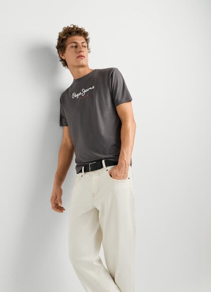 REGULAR FIT LOGO PRINT T-SHIRT