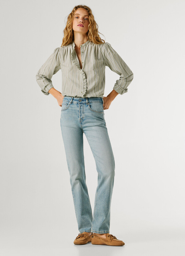 MID-RISE STRAIGHT FIT JEANS - ARROW