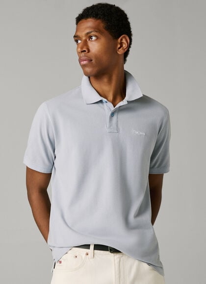 GARMENT DYED PIQUE POLO SHIRT
