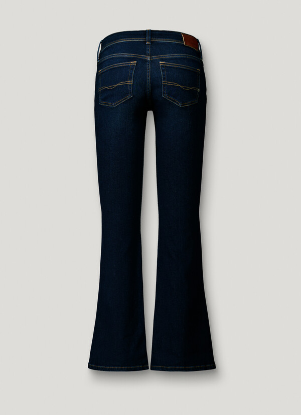 LOW-RISE FLARE FIT JEANS - PIMLICO