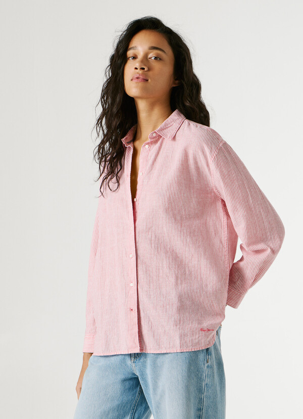 RELAXED FIT STRIPED SHIRT