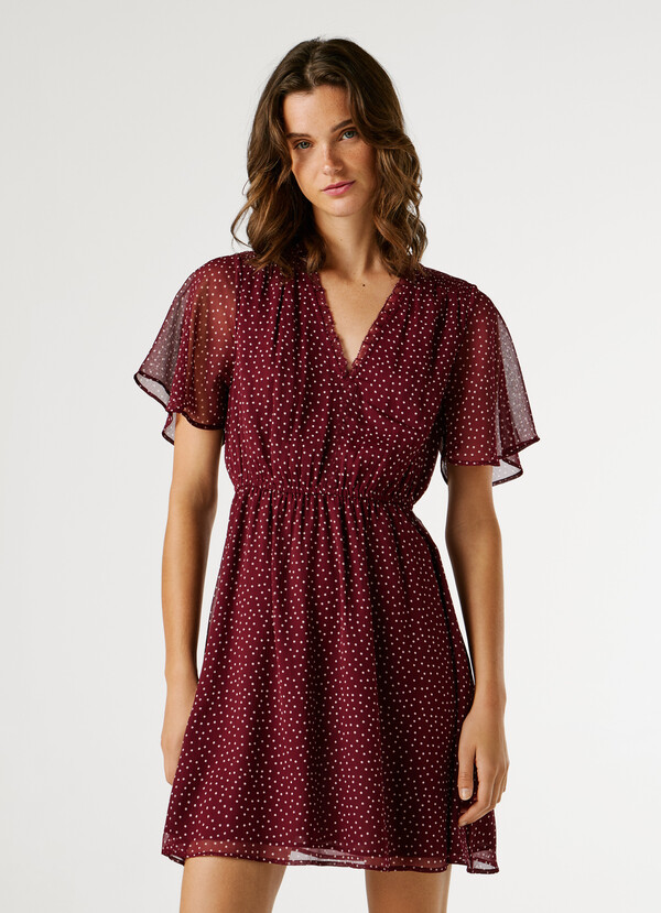 POLKA DOT MINI DRESS